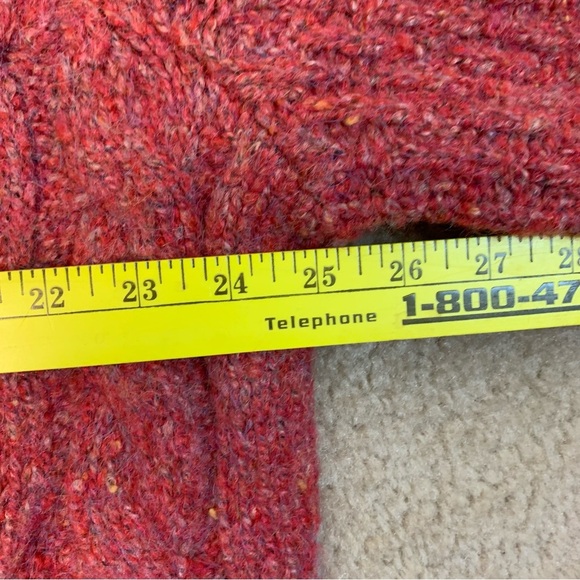 Universal Thread Reddish Orange Chunky Cable Knot Sweater- XL - Picture 6 of 13